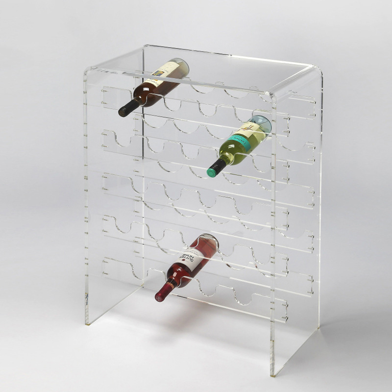 生產(chǎn)廠家定制亞克力紅酒陳列架